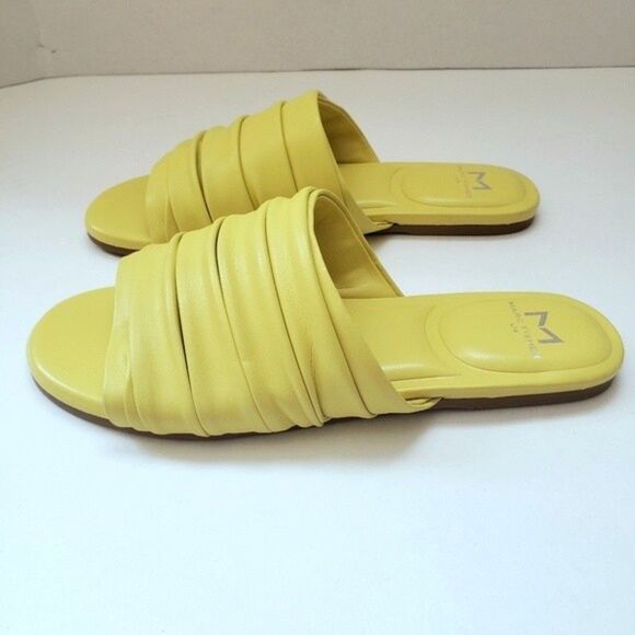 Marc Fisher Slides NEW Sandals Flats Oswin Size 6 - Picture 3 of 8